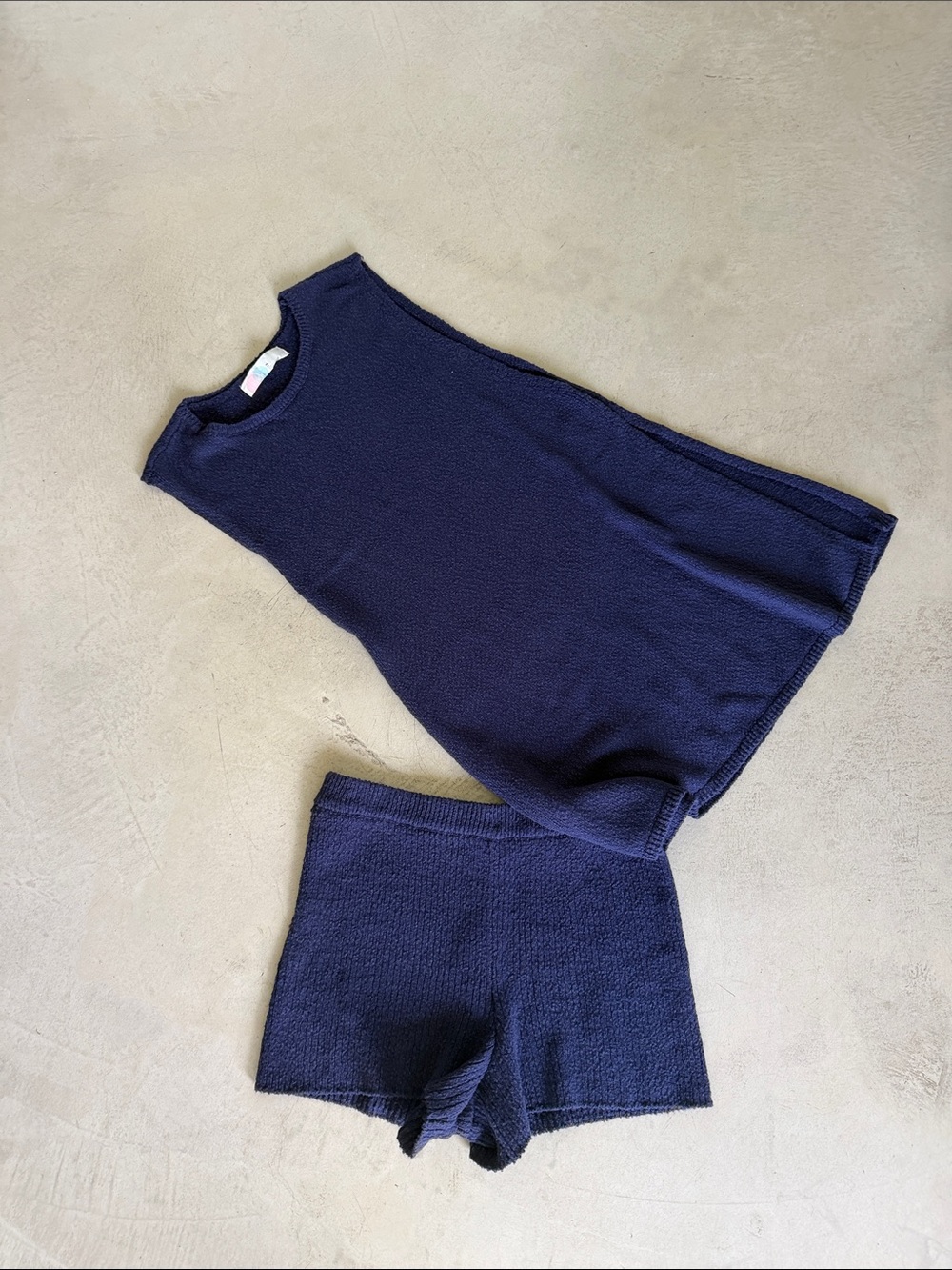 Free People Navy Knit set